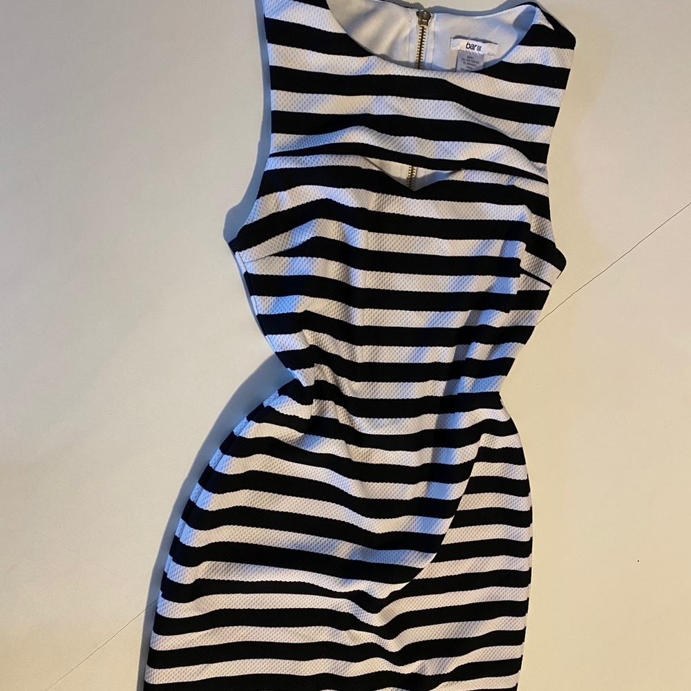 Striped Cutout Dress